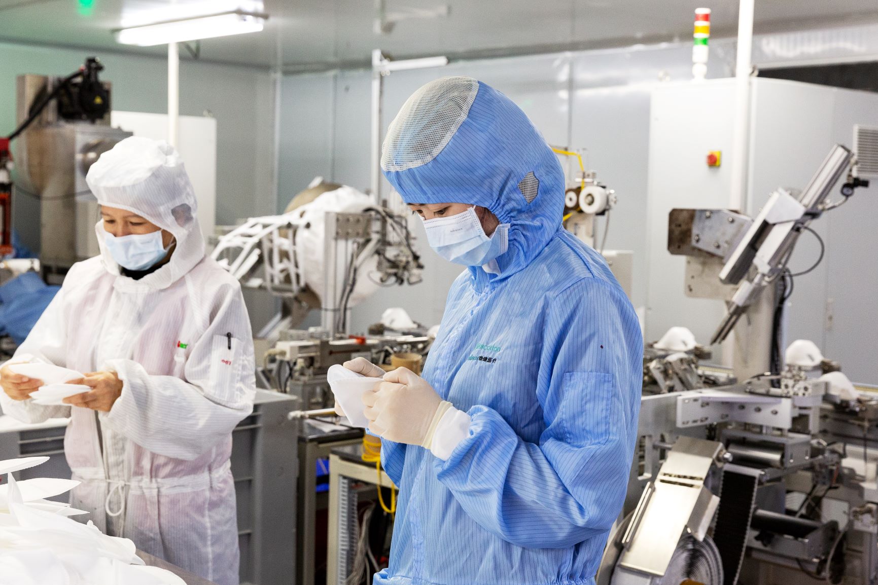 全棉时代医用敷料生产线 全棉时代医用敷料生产线