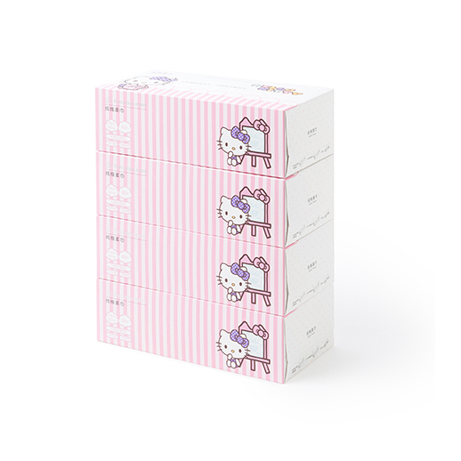 Hello Kitty抽拉式日用纯棉柔巾