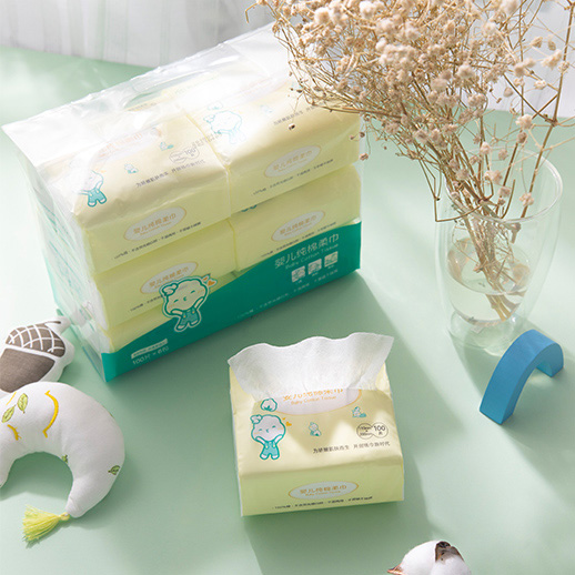婴儿纯棉柔巾(加大袋装)