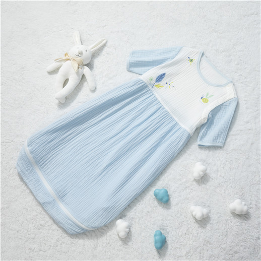 婴儿绉布立体睡袋