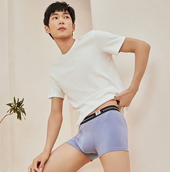 男士抗菌内裤·中腰平角