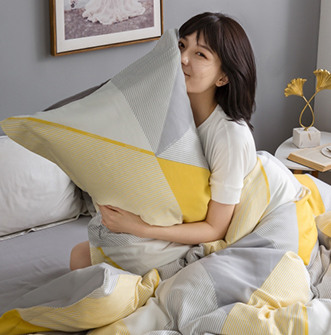 21秋磨毛四件套-慕格黄