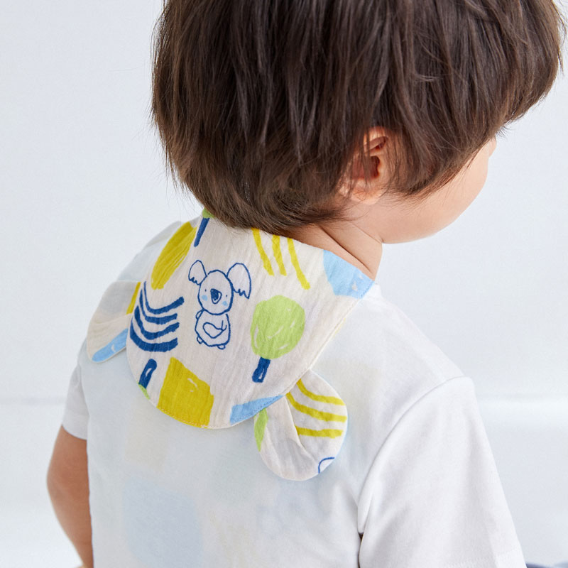 婴童汗巾 考拉大头照+晶莹黄+考拉吉姆杏