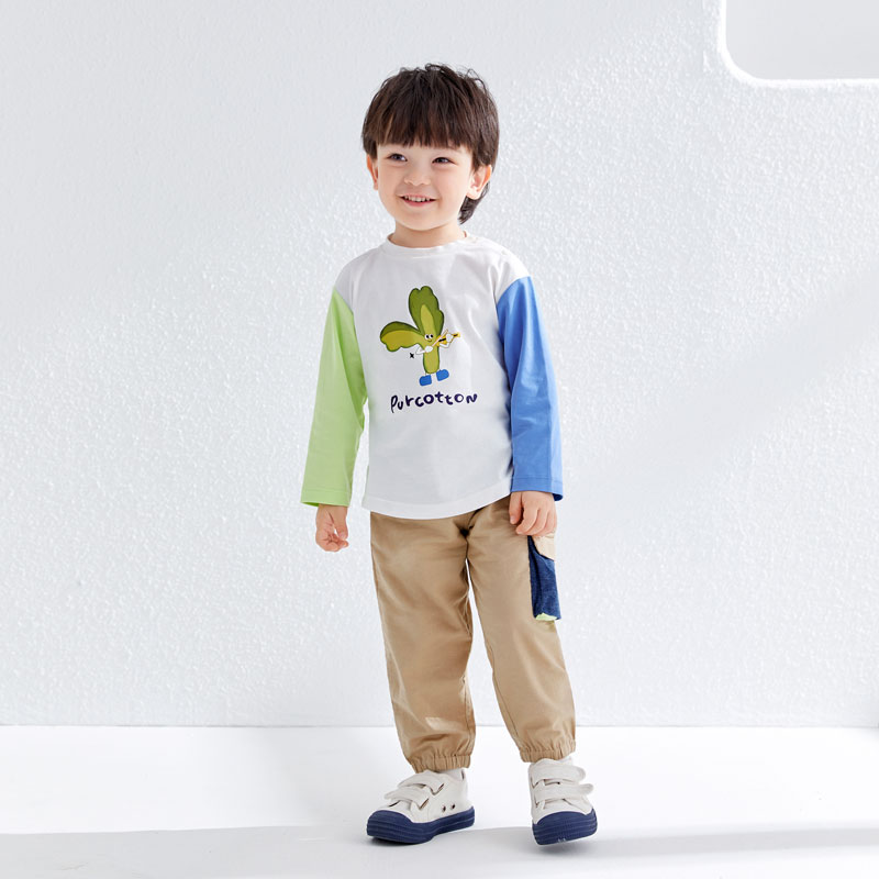 婴幼童T恤 无荧光尽白
